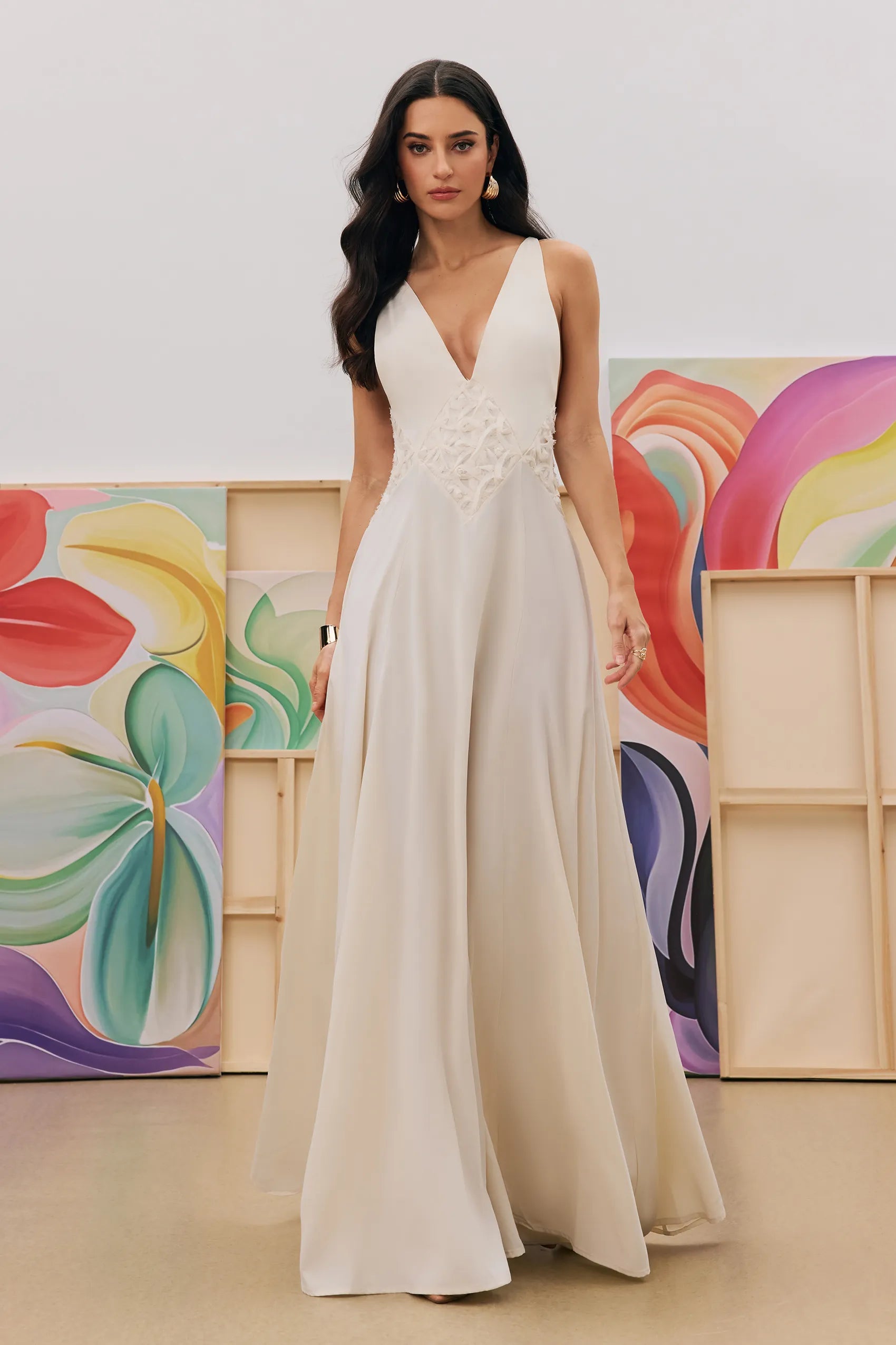 Vestido longo Solène