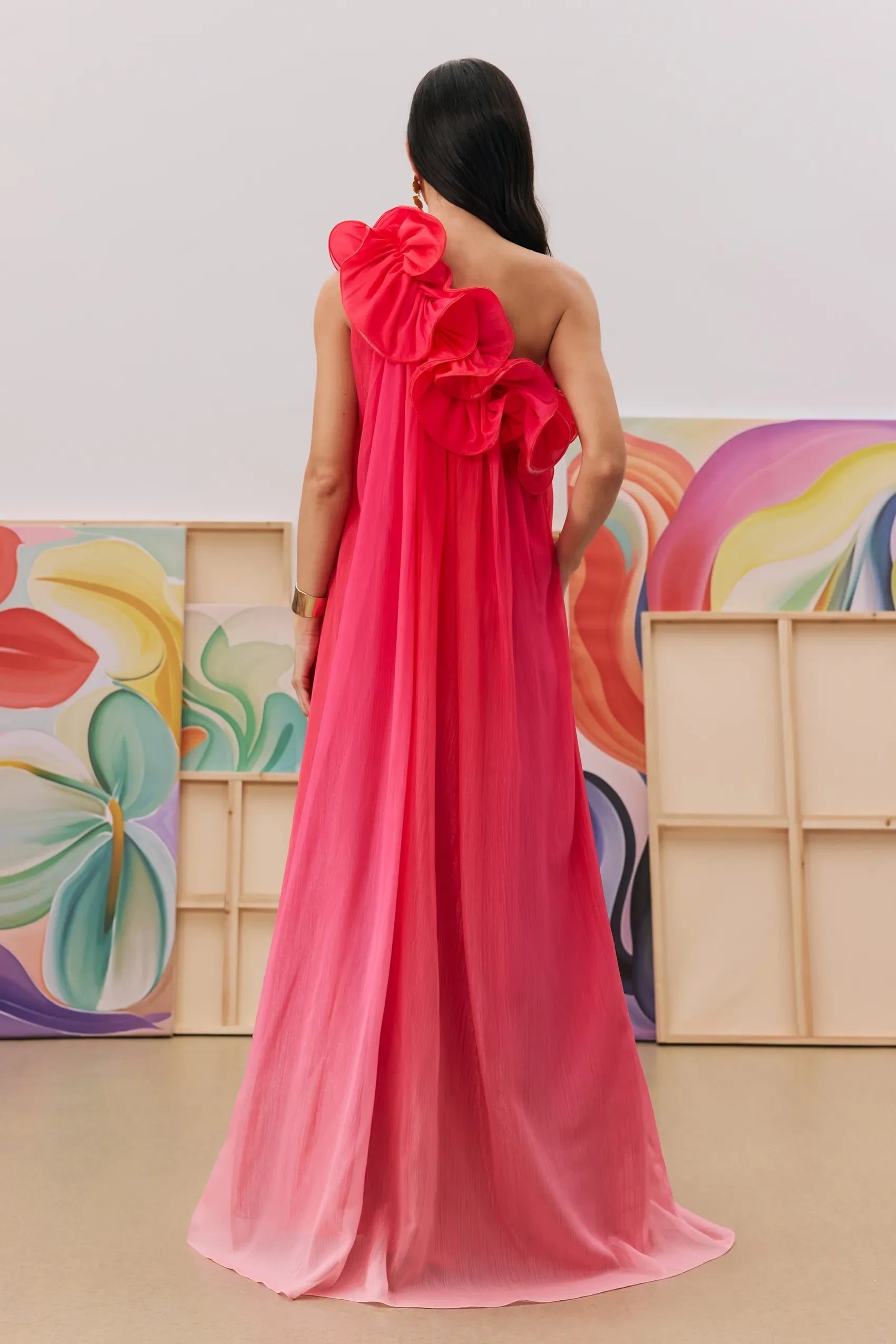 Vestido Flor de Fogo