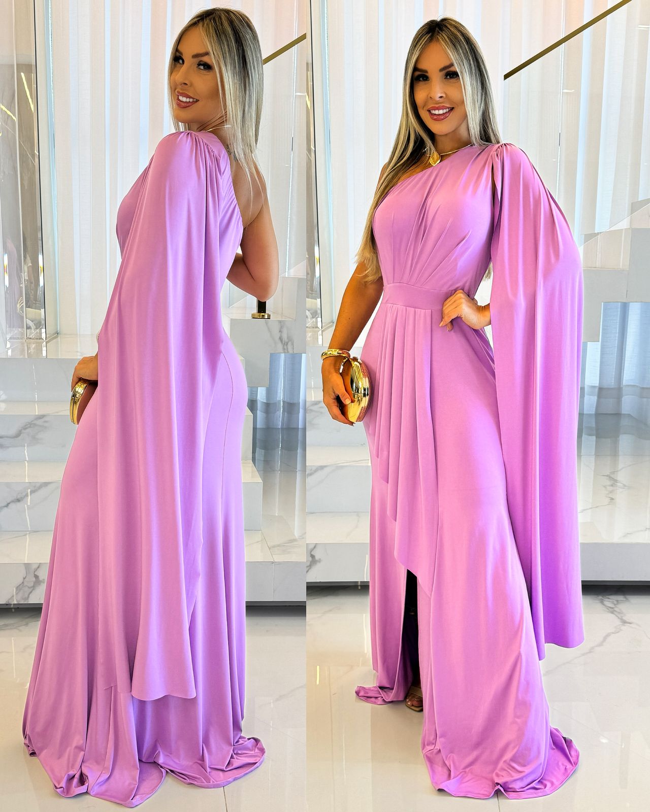 Vestido Jade Lilás 93392
