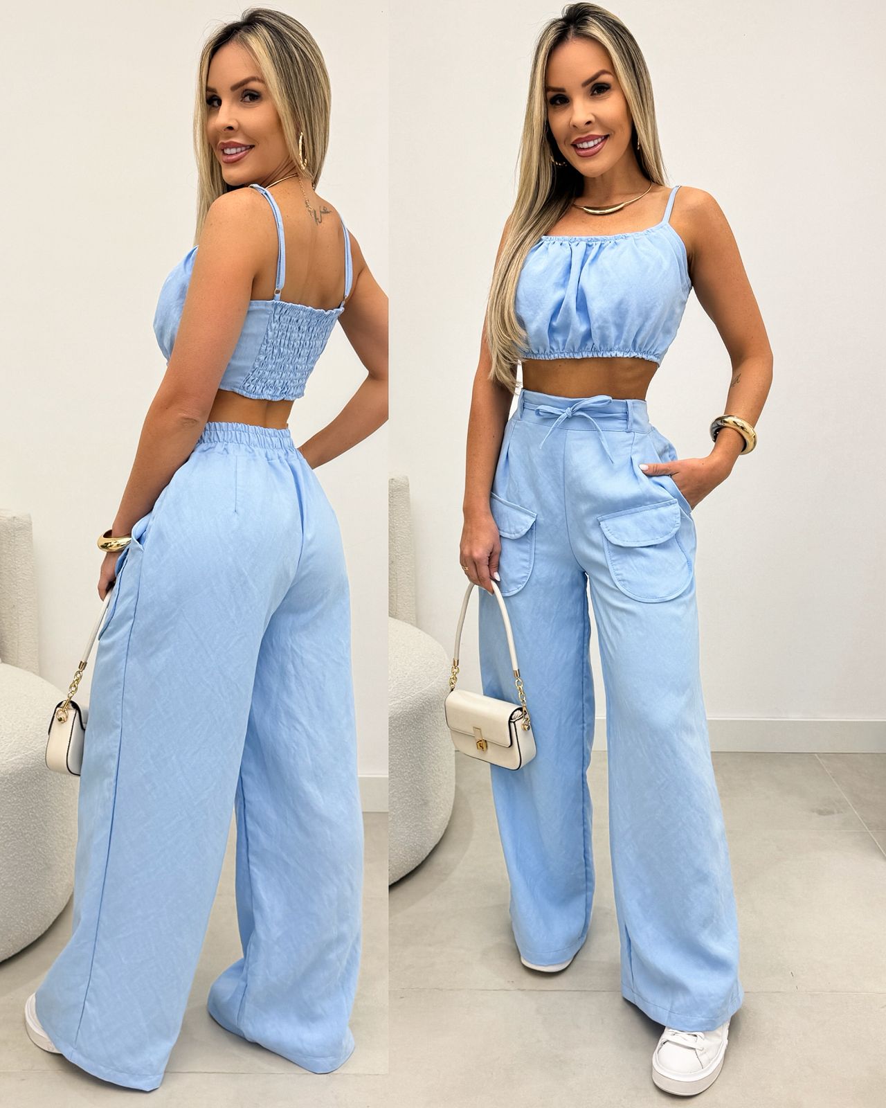Conjunto Gessy Azul 106922