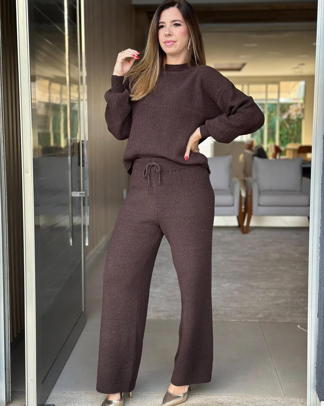 Conjunto Tricô Helena