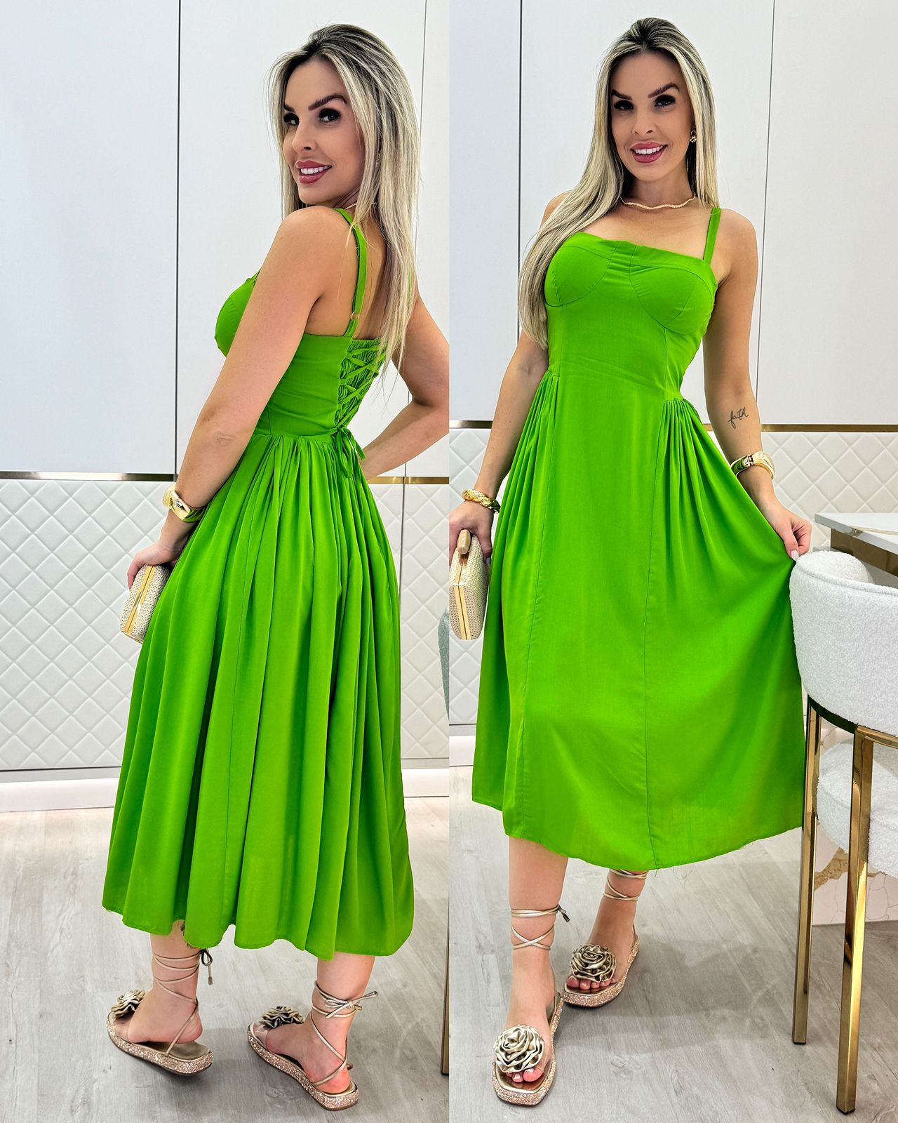 Vestido Madison Verde 75302