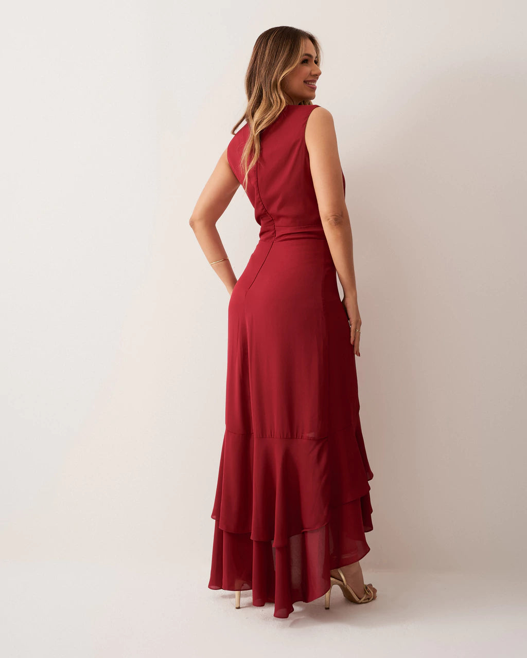 Vestido Leandra Vinho
