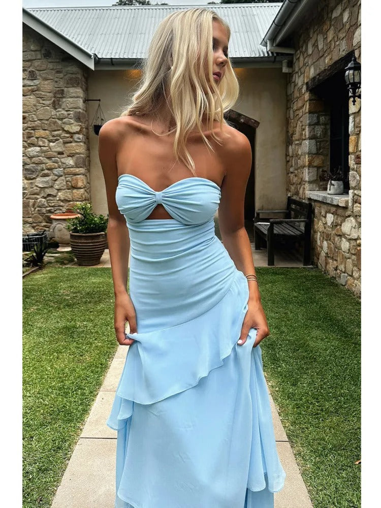 Vestido longo Cut-Out Serena