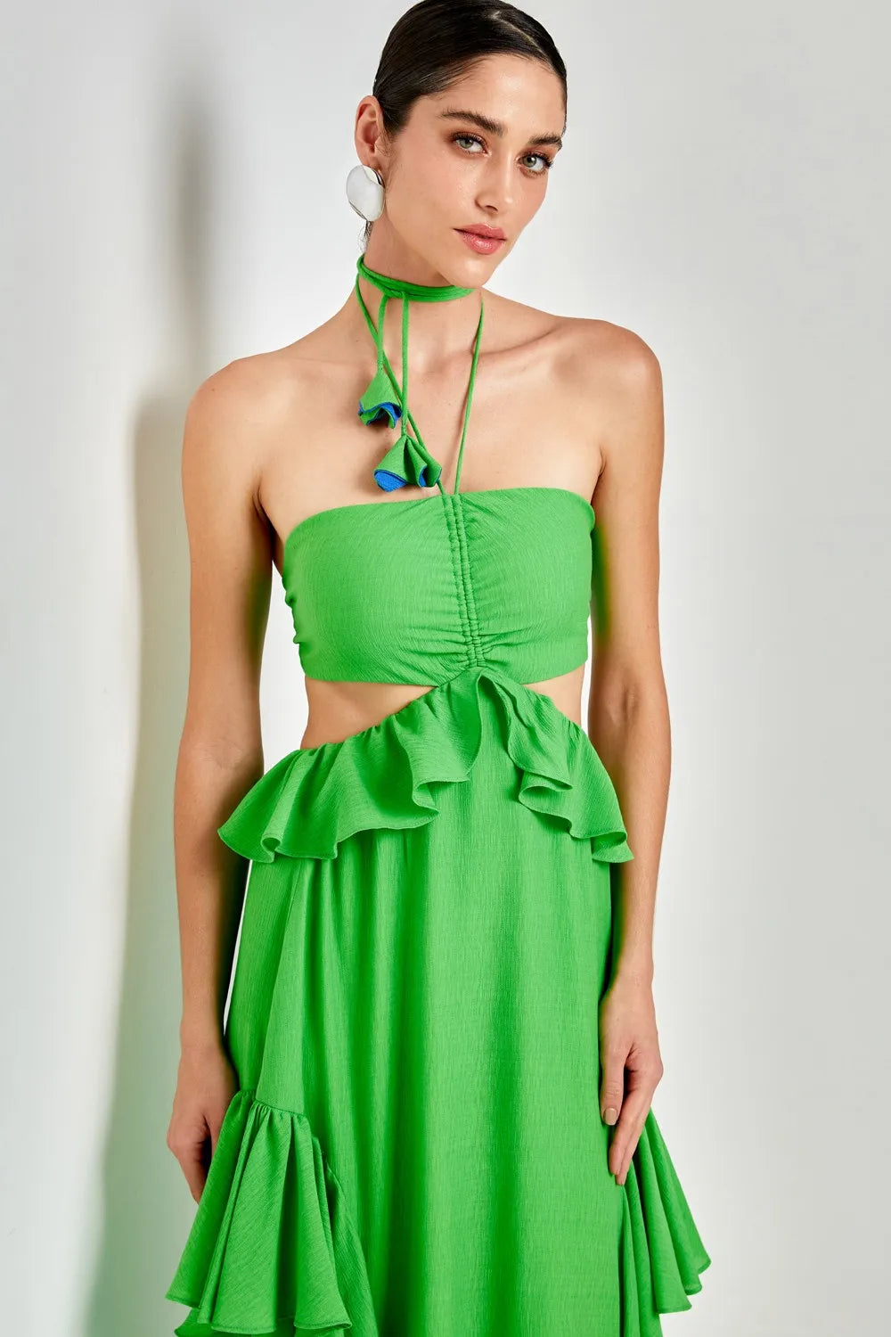 Vestido Verde Cítrico Encanto