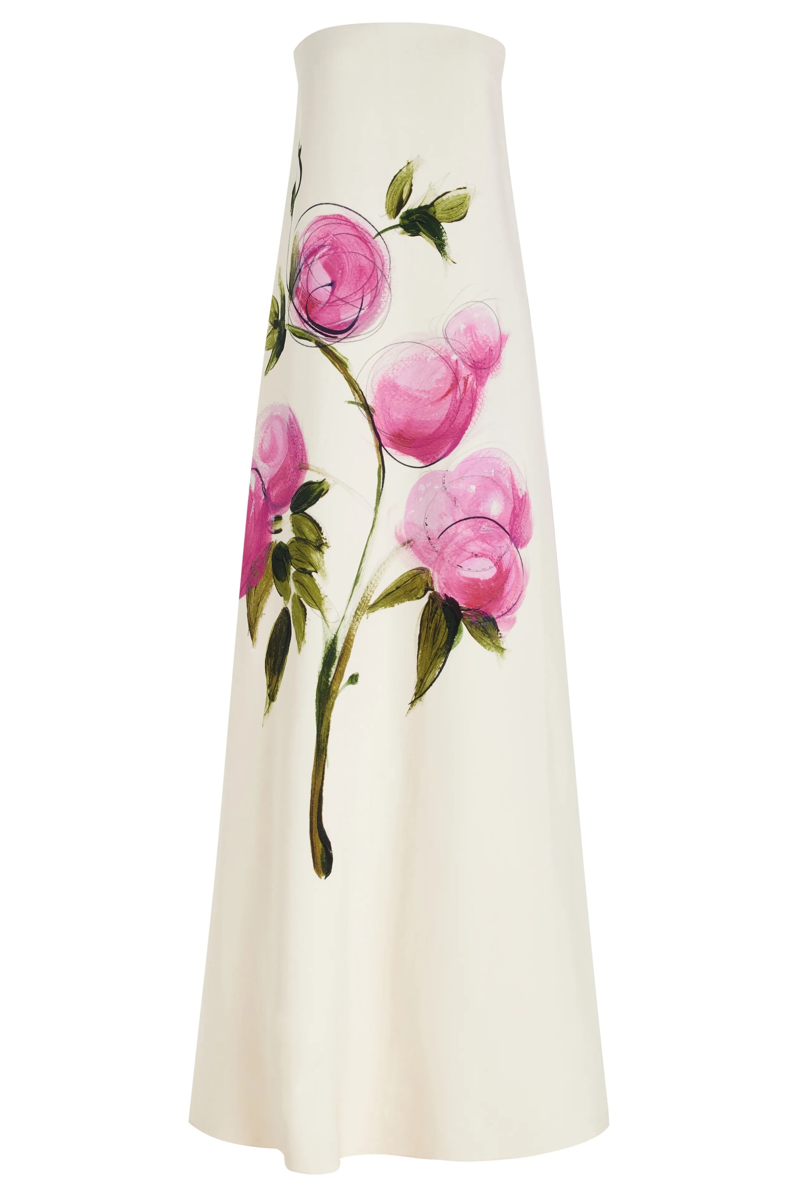 Vestido longo Rosé au Jardin