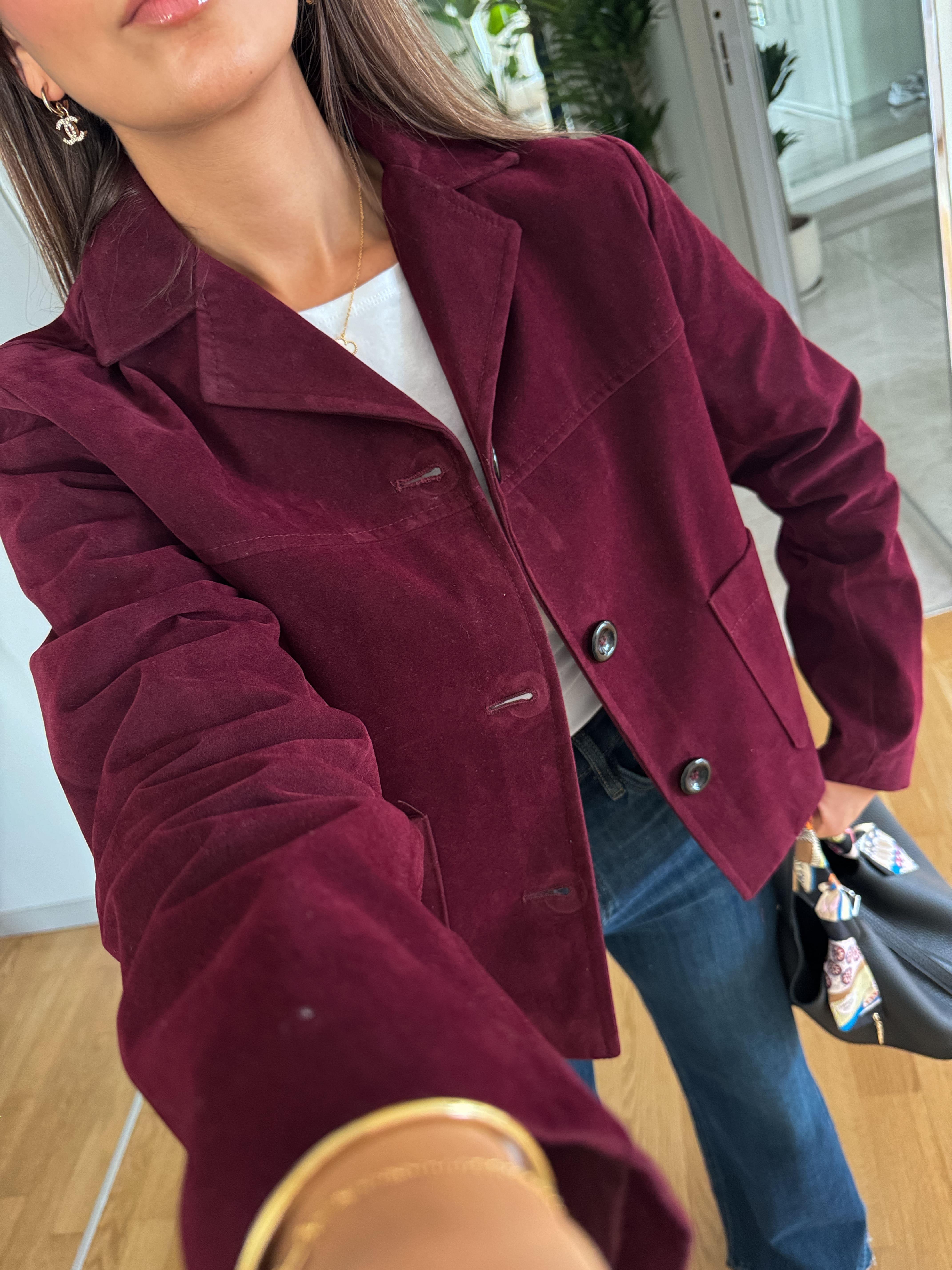 Jaqueta Suede Mariê